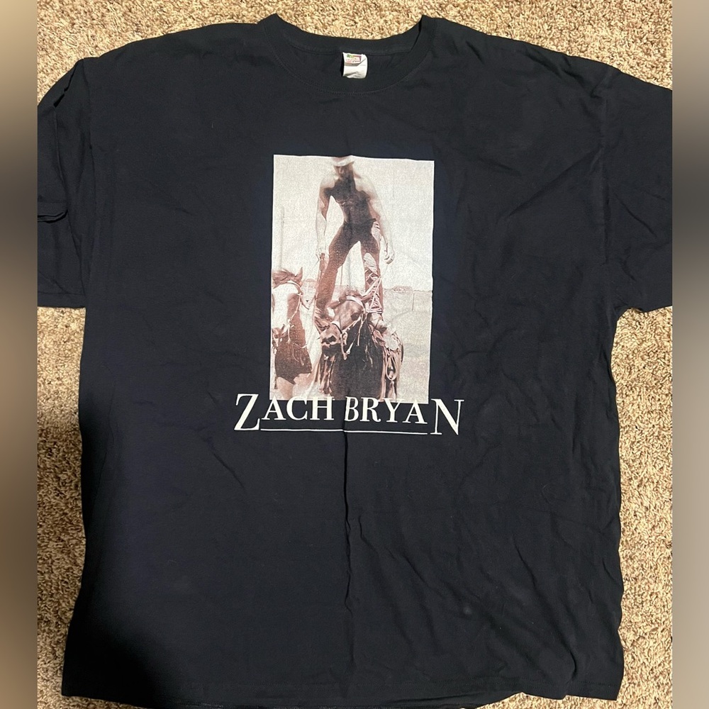 Zach Bryan Black 2XL T-Shirt